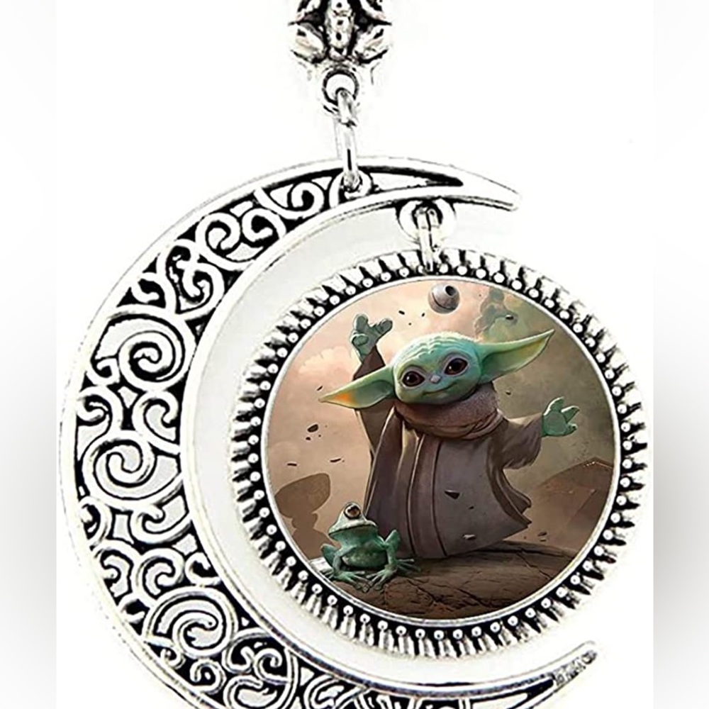 Y-a-d-o Christmas and Birthday Gift Necklace Moon Pendant for Girl,Boy and Woman